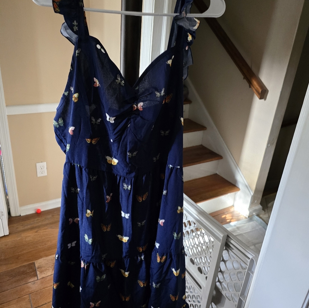 NWOT Butterfly dress